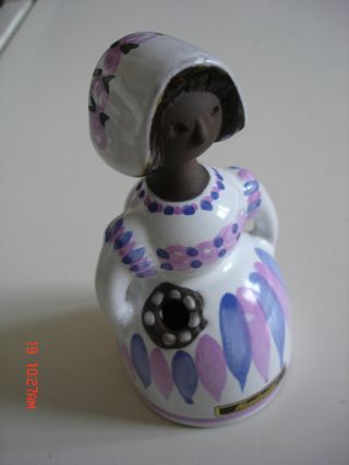 Laholm Ceramic Figurine/vaze Eternals Folk Girl 5.  35  Tall Susi Design Sweden photo