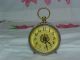 Antique Miniature Clock Western Clock Mfg.  Co.  Patented Oct.  28.  1902 Keeps Time Clocks photo 11