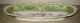 Antique Habsburg China Austria Celery Dish Serving Long Bowl Sea Foam Green Pink Platters & Trays photo 6
