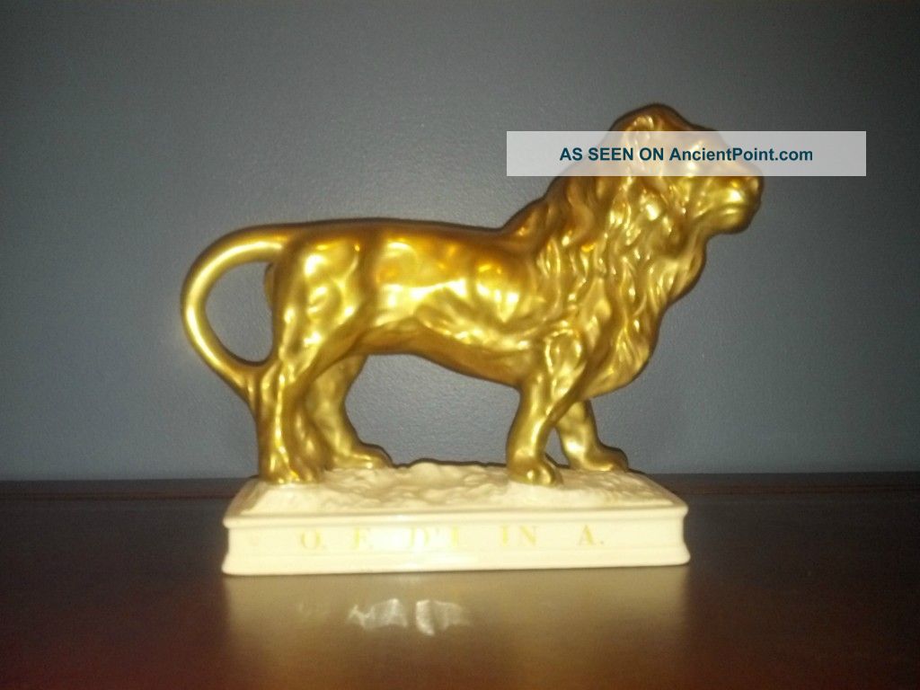 42 Year Old Lion Wine Bottle Barsottini Decanters photo
