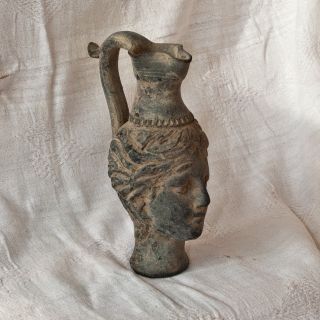 Collectible Pottery Antique Souvenir Ceramics Ancient Style Handmade Relic 02 photo