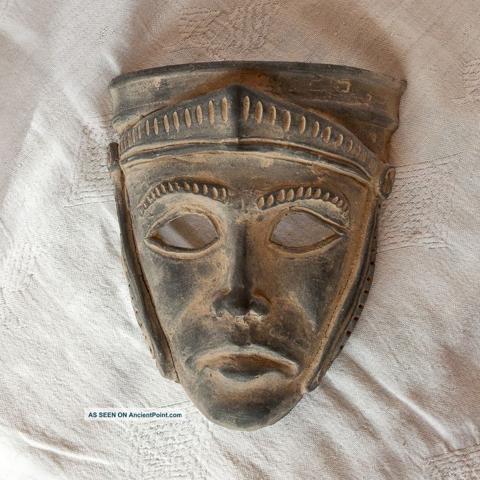 Collectible Pottery Antique Souvenir Ceramics Ancient Style Handmade Relic Figurines photo