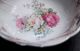 Antique Bavaria Large Bowl With Roses 10.  5 