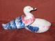 Kuznetsov Russian Porcelan Antique Covered Boxes Two Pices Ducks 19 Century Boxes photo 5