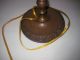 Antique Arts And Crafts Brass & Copper Executive Desk Lamp Light Lamps photo 4