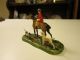 Vintage Miniature Cast Metal Horse Dogs English Fox Hunt 
