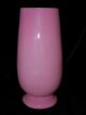 Antique Bristol Pink Milk Glass Cased Vase Multi - Color Flowers Vases photo 2