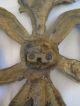 Vintage (antique?) Brass Floral Bow Wall Hanging Decor Metalware photo 5