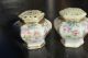 Vintage Hand Painted Salt And Pepper Shakers With Gold Trim Salt & Pepper Shakers photo 2