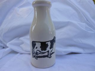 Old Porcelain Milk Bottle (rare) photo