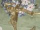 Antique Solid Brass Carousel Carnival Horse Grape Candle Cigar Clipper Snuffer Metalware photo 4