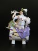 Antique German Conte & Boehme Cookie Jar Humidor Jester Porcelain Figure Figurines photo 4