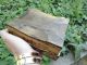 Antique Rare Wooden Jewelry Box Handmade Hand Painted Pokerwork Art 19th Century Boxes photo 6