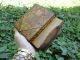 Antique Rare Wooden Jewelry Box Handmade Hand Painted Pokerwork Art 19th Century Boxes photo 8