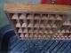 Vintage Wood Printers Tray=what Not Shelf=hamilton Handle Other photo 2
