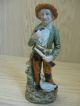Figurines Lady & Man Farmers With Animals By Their Side S - 2042 Japan Figurines photo 1