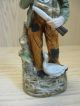 Figurines Lady & Man Farmers With Animals By Their Side S - 2042 Japan Figurines photo 3