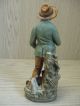 Figurines Lady & Man Farmers With Animals By Their Side S - 2042 Japan Figurines photo 4