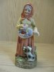 Figurines Lady & Man Farmers With Animals By Their Side S - 2042 Japan Figurines photo 5