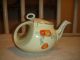 Vintage Hall ' S Kitchenware Streamline Teapot - Orange Rose Or Carnation Design - Wow Teapots & Tea Sets photo 2