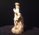 Victorian Creamware Figural Boy And Girl Courting Porcelain Signed 1472 Figurines photo 1