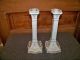 Pair Of Vintage Italian Porcelain Candlestick Holders Made In Italy Candlesticks photo 1