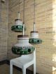 60’s/70’s Midcentury Modern German Pottery Hanging Lamps,  Guzzini Stilnovo Era Mid-Century Modernism photo 2