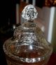 Pair Fabulous 18thc Cut Glass Urns Amer - Made Irish Cut Vases photo 2