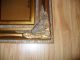Antique/vtg Hollywood Regency - Gilt Ornate - Victorain Carved Wood Wall Mirror 25 