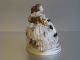 German Dresden Volkstedt Romantic Couple With Dog Porcelain Lace Figure Figurine Figurines photo 2