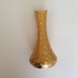Dixon Art Studios,  22 Kt Gold Vase,  Usa,  Floral,  Modern photo
