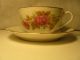 Vtg.  Very Fine Bone China C & S Roses & Gold Trim - Red Wreath Mark Japan Cups & Saucers photo 7