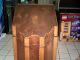 Rare Antique Georgian Period Knife Box,  Slotted Interior Boxes photo 1