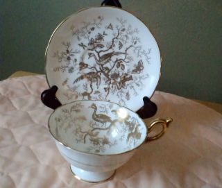 Coalport China Footed Cup And Saucer photo