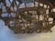 Shabby Hanging Porch Light Fixture, Toleware photo 11