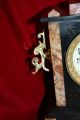 Antique Marble Mantle Clock - 1900 France Clocks photo 9
