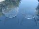 Pair Of Hand Blown & Etched Early 1900s Finger Bowls Bowls photo 1