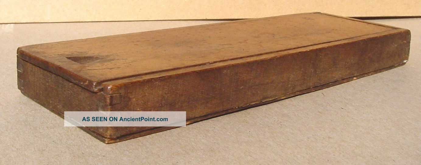Slide Top Box,  Long,  New England,  Antique Boxes photo