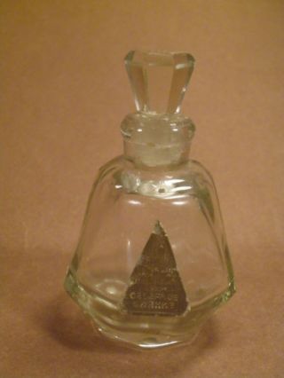 Vintage Ussr Northern Radiance Empty Perfume Bottle photo