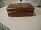 2 Vintage Leather Covered Boxes Boxes photo 3