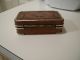 2 Vintage Leather Covered Boxes Boxes photo 7