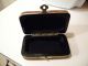 2 Vintage Leather Covered Boxes Boxes photo 8