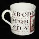 Antique Childs Staffordshire Abc Mug City Of Madrid Spain 1880 Brownhills Co Mugs & Tankards photo 1