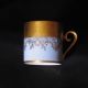 1921 Dw Porzellan Karlsbader Wertarbeit Demitasse Cup Saucer Gold Fine Porcelain Cups & Saucers photo 2