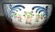 Vintage Scalloped Sided Hand Painted Ceramic Porcelain Serving Bowl From Germany Bowls photo 6