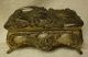Antique Art Nouveau Cast Metal Jewel Box Metalware photo 1