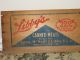 Vintage Wood Libby ' S 100 Famous Foods Canned Meat Box End Libbymcneil&libbeyusa Boxes photo 1