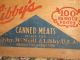 Vintage Wood Libby ' S 100 Famous Foods Canned Meat Box End Libbymcneil&libbeyusa Boxes photo 4
