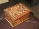 Vintage Spanish Carved Box Boxes photo 1
