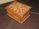 Vintage Spanish Carved Box Boxes photo 2